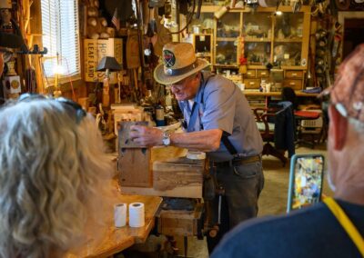Rope maker starting the process
